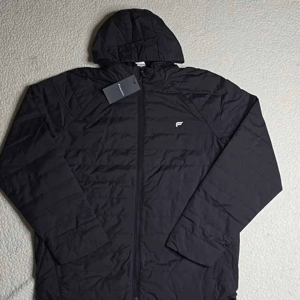 3133 NWT Fabletics The Commuter Light Fill Jacket Sz Med Black